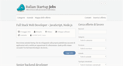 Desktop Screenshot of italianstartupjobs.net
